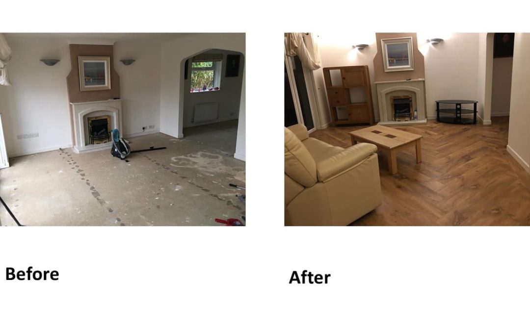 Residential before and after house 3
