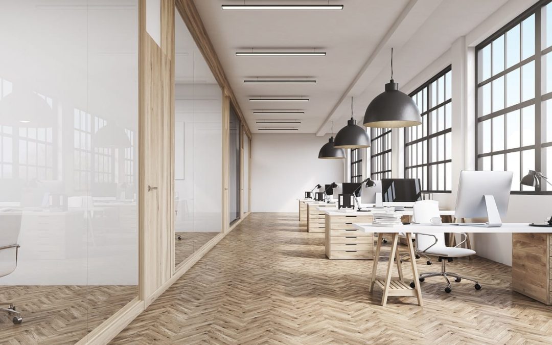 IOBAC magnetic flooring with Tier Global timber – office workplace flooring