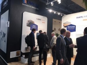 IOBAC magnetic flooring - Domotex stand Jan 2020