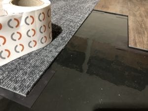 IOBAC MagTabs on Ezy Install Magnetic Flooring
