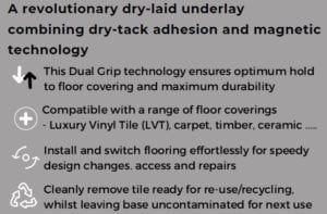 Ezy Install Underlay Summary - IOBAC Magnetic Flooring