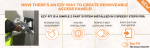 EzyFit Tile Access Panel Header