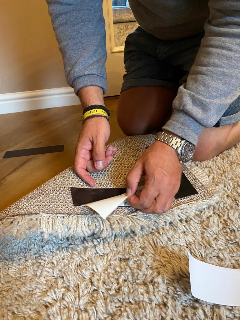 Ezy-Rug Fixing Kit - Step 3 installation