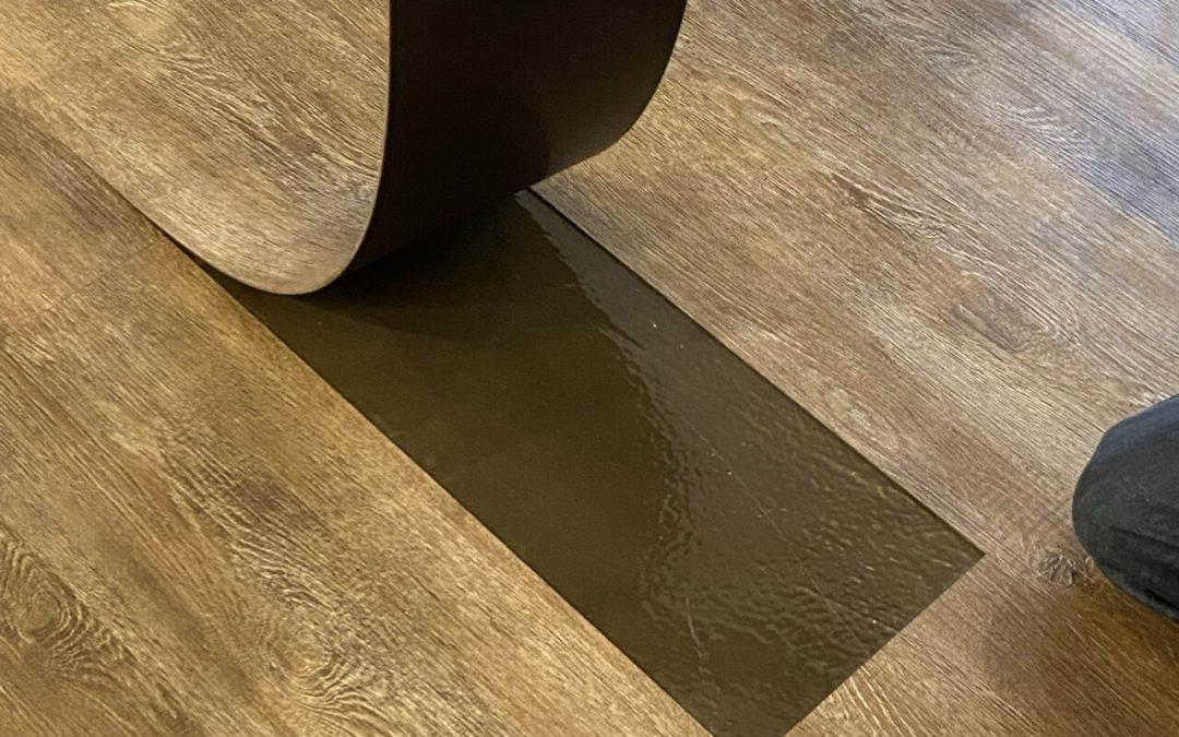 IOBAC adhesive-free flooring installation – easy uplift