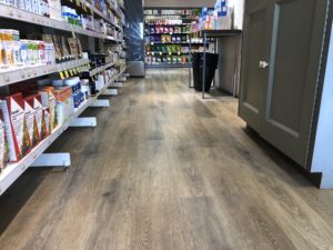 IOBAC Adhesive-free flooring Store refurbishment
