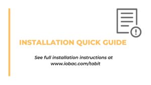 Tab-It Installation Quick Guide