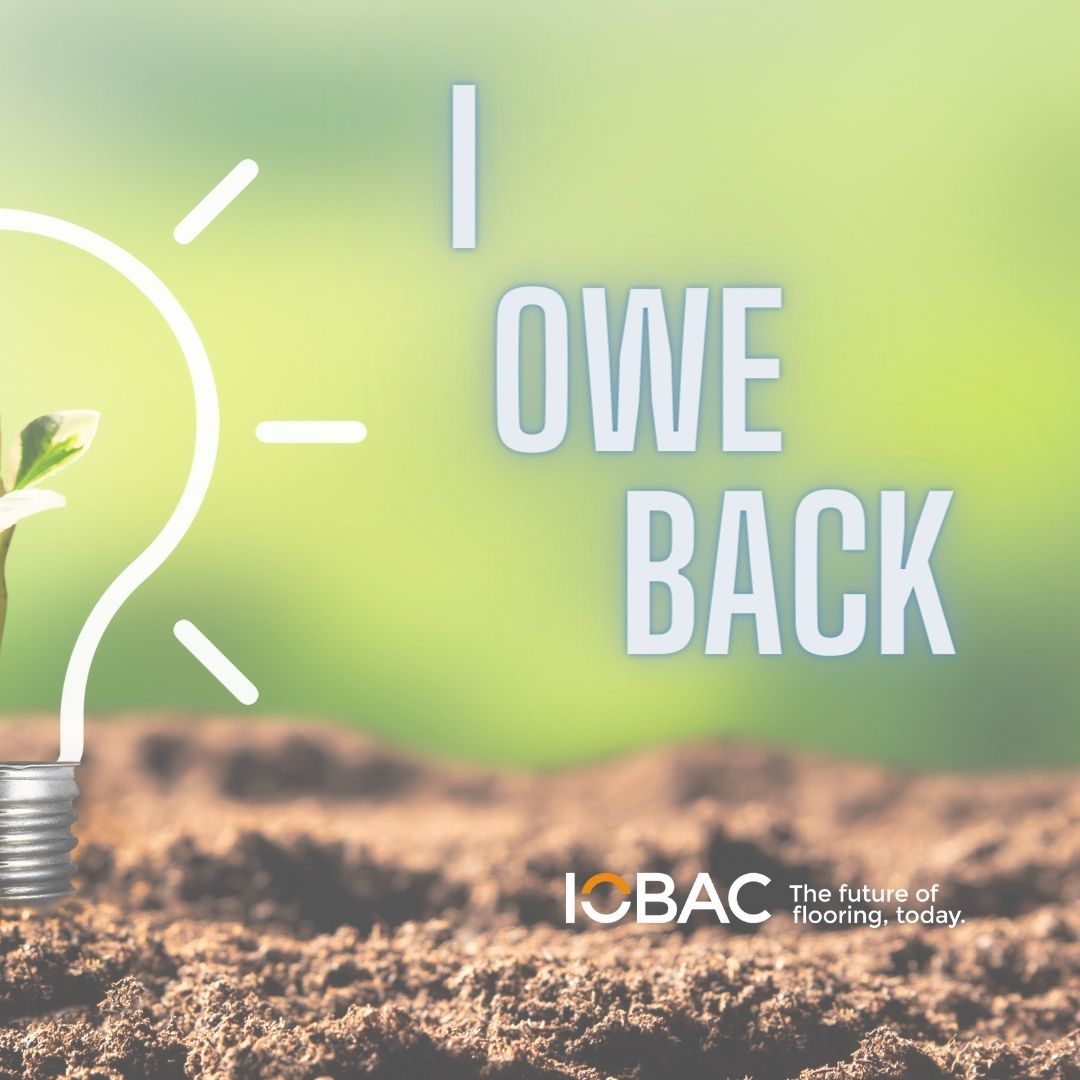 IOBAC I-OWE-BACK Flooring Sustainability