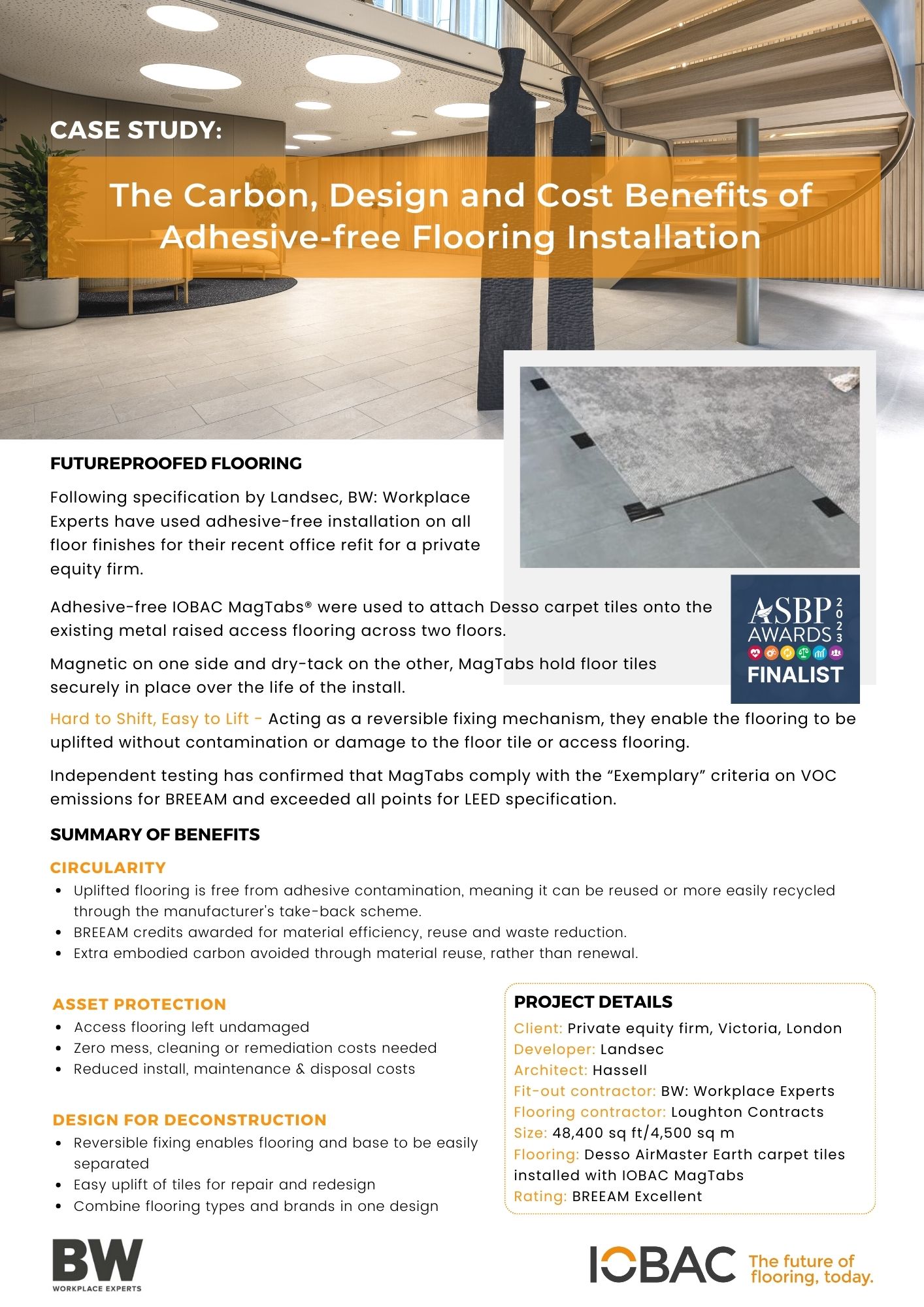BW Adhesive-free Flooring Case Study